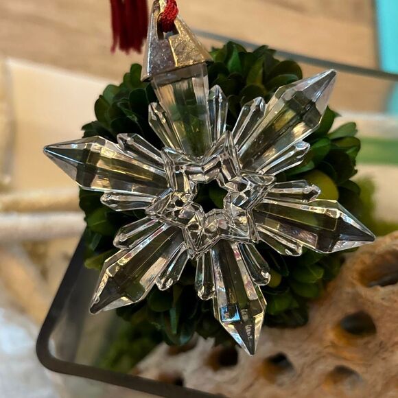 Marquis Waterford snowflake ornament first in a series crystal vintage - Picture 2 of 5